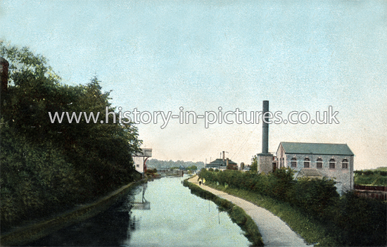 River Lea and Electric Lighting Works, Ware, Hertfordshire, c.1905